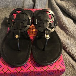 Black Tory Burch Miller Sandal